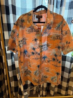 Cooke St Honolulu Tropical Print Short-Sleeve Shirt